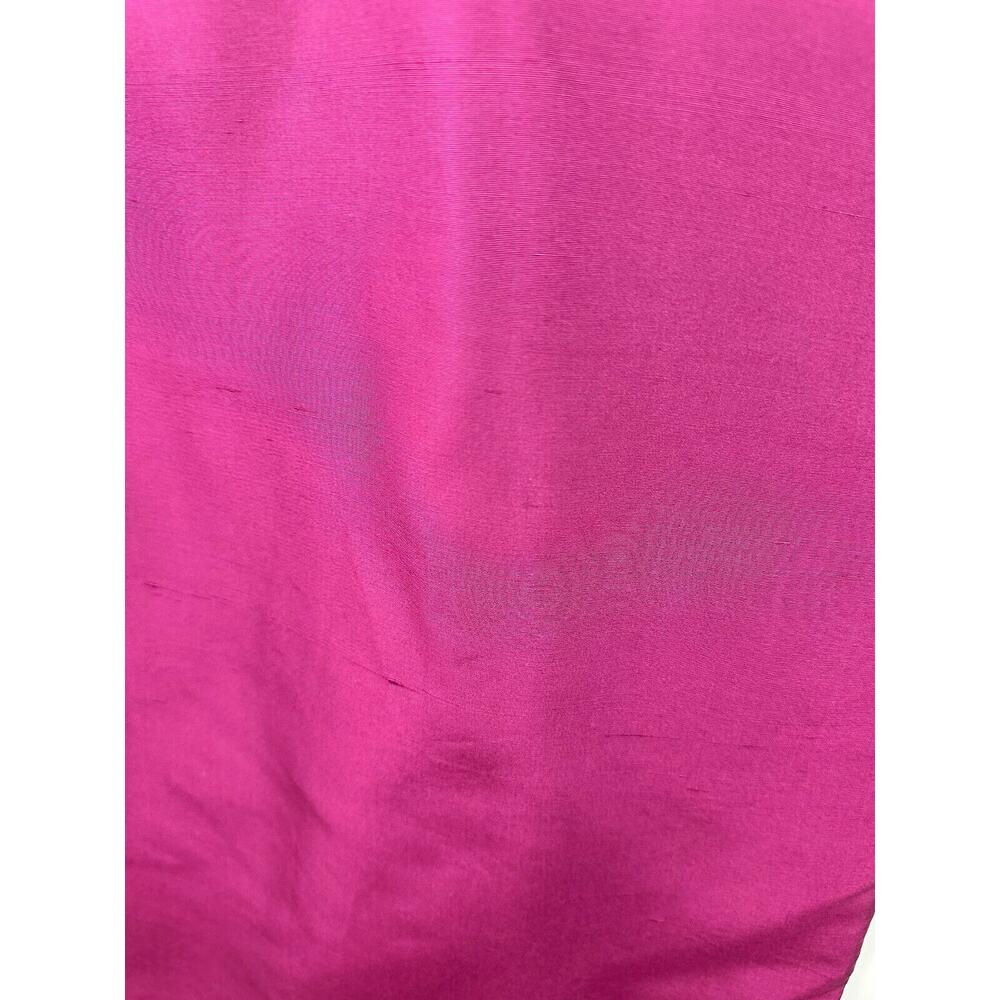 New Talbots 100% Pure Shantung Silk Shift Dress Sleeveless Purple Women's Size 8 - Picture 5 of 15